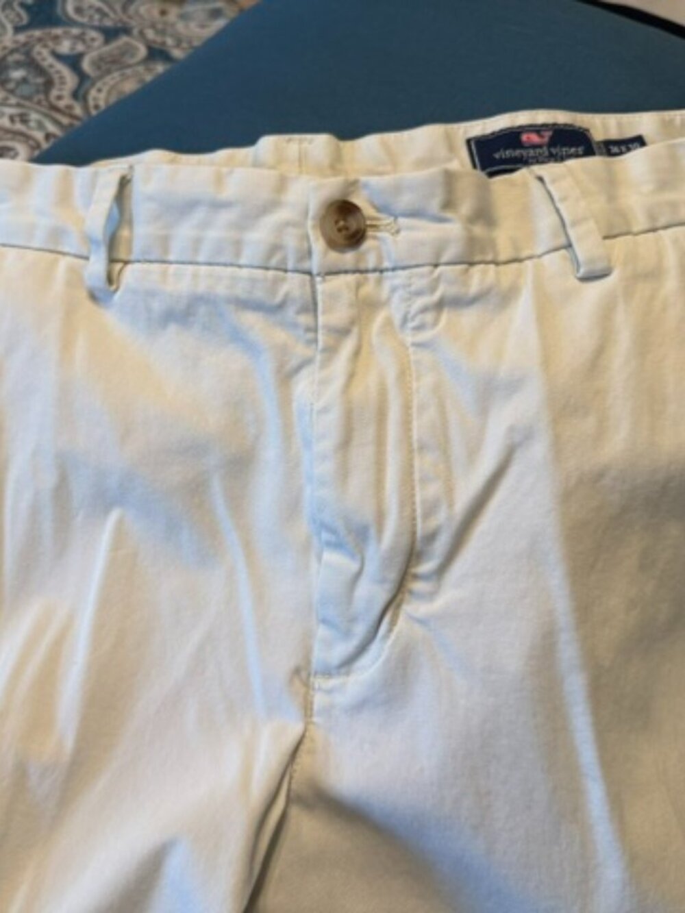 Men's Vineyard Vines, Breaker Pants, Size 36 x 30, Color is Stone (Light Khaki)